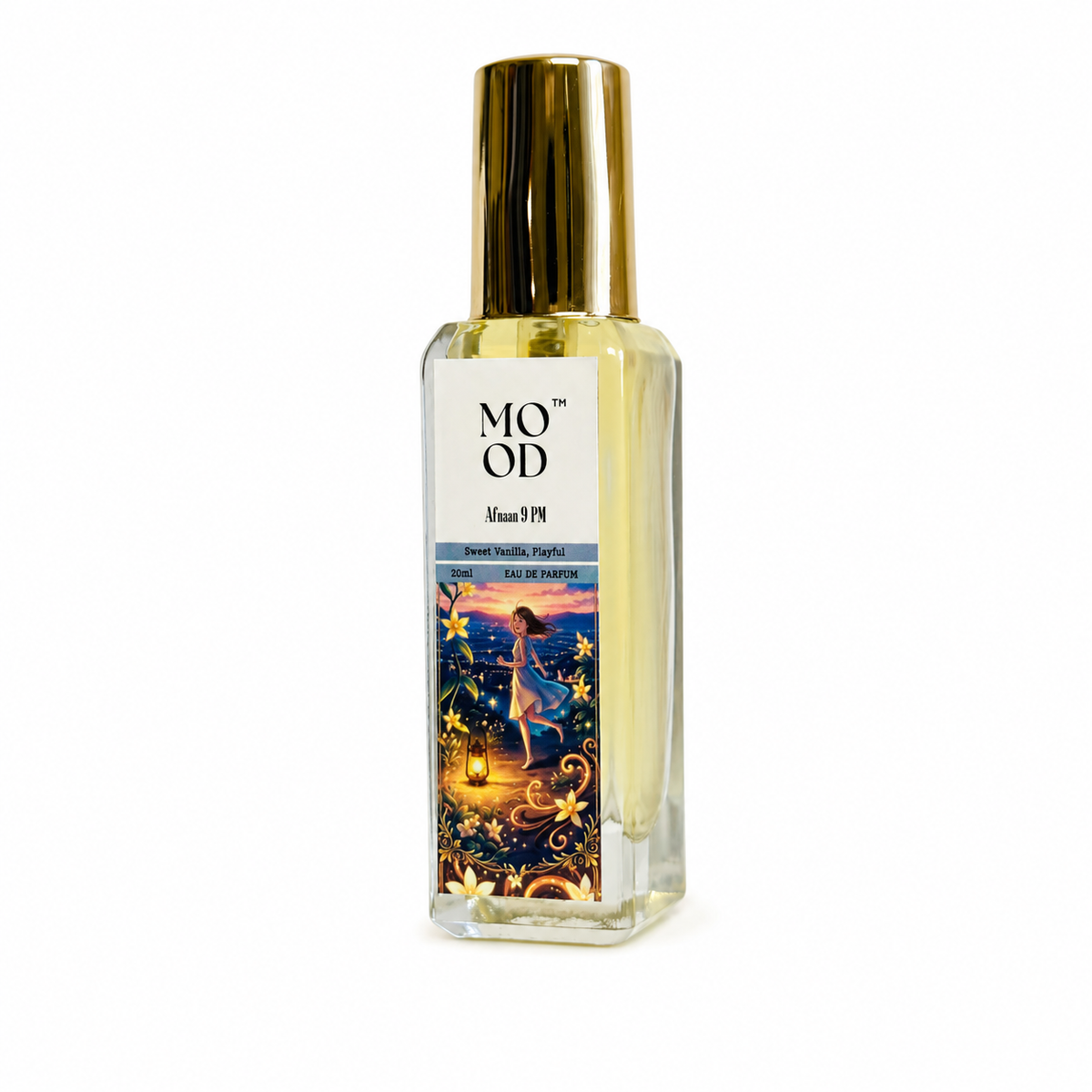 Afnan 9PM 20ml perfume by Mood Parfums - bottle side view