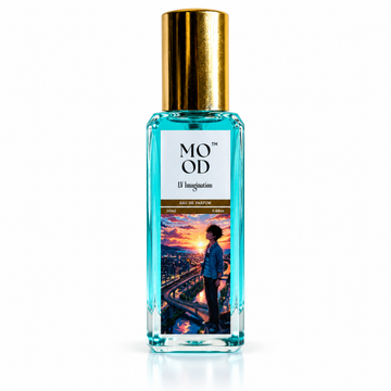 Mood Parfums LV Imagination 20ml recreation perfume bottle - fresh citrus fragrance with sunset label
