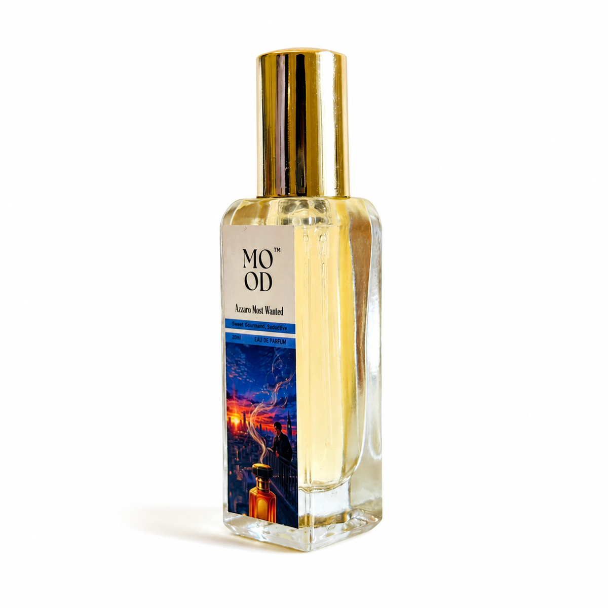 Azzaro Most Wanted 20ml perfume - bottle label detail
