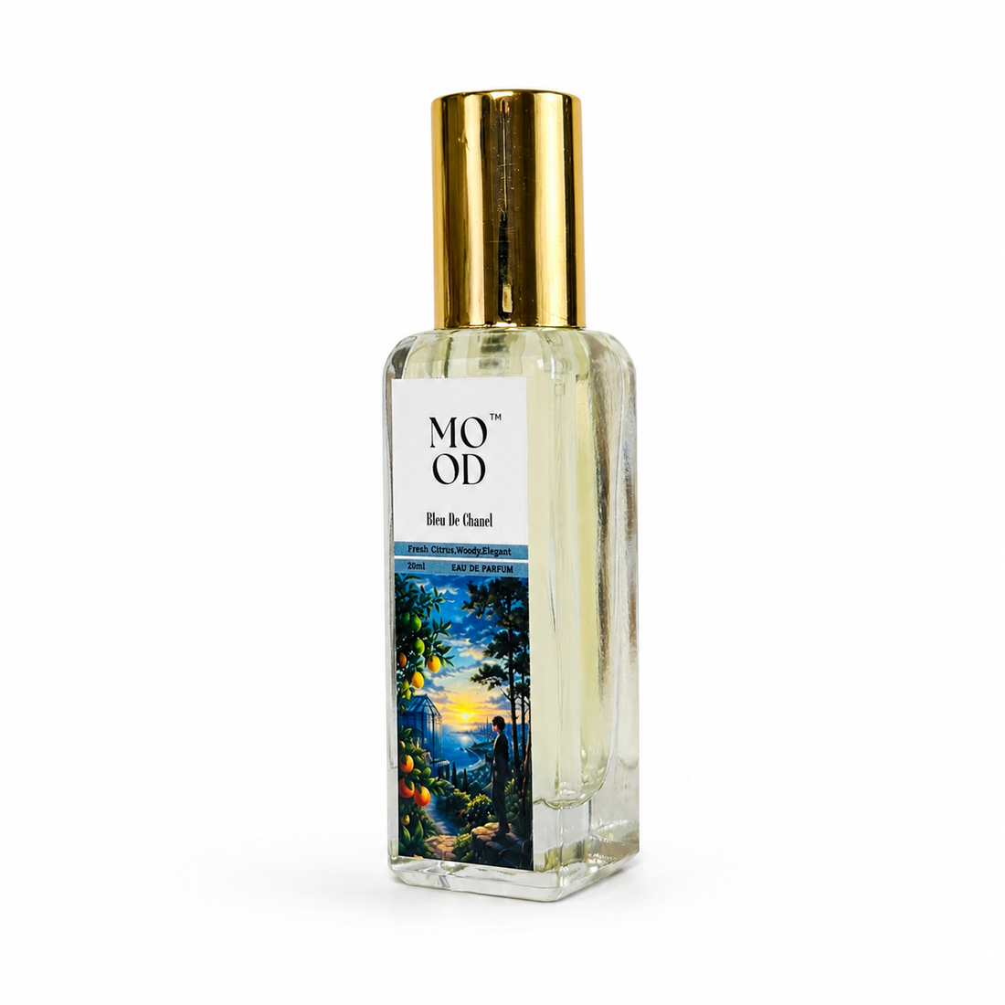 Mood Parfums Bleu De Chanel 20ml recreation perfume bottle - fresh woody fragrance