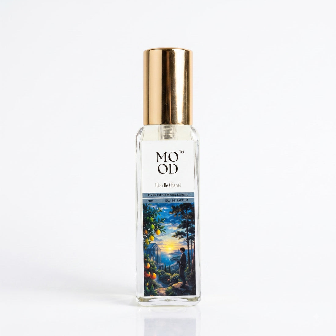 Mood Parfums Bleu De Chanel 20ml recreation perfume bottle - fresh woody fragrance