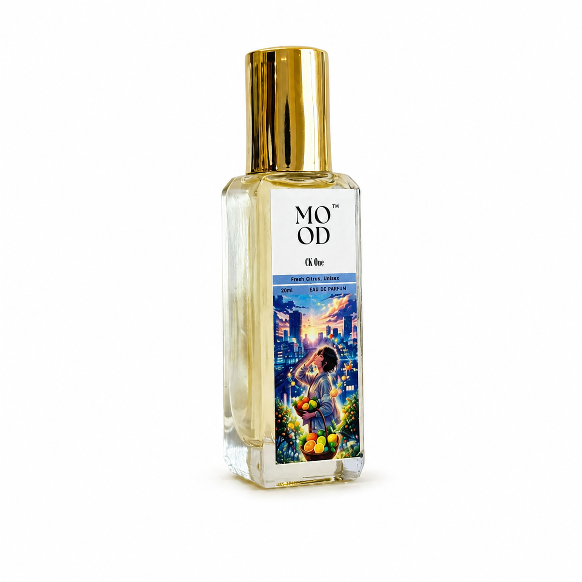 CK One 20ml perfume - bottle label detail