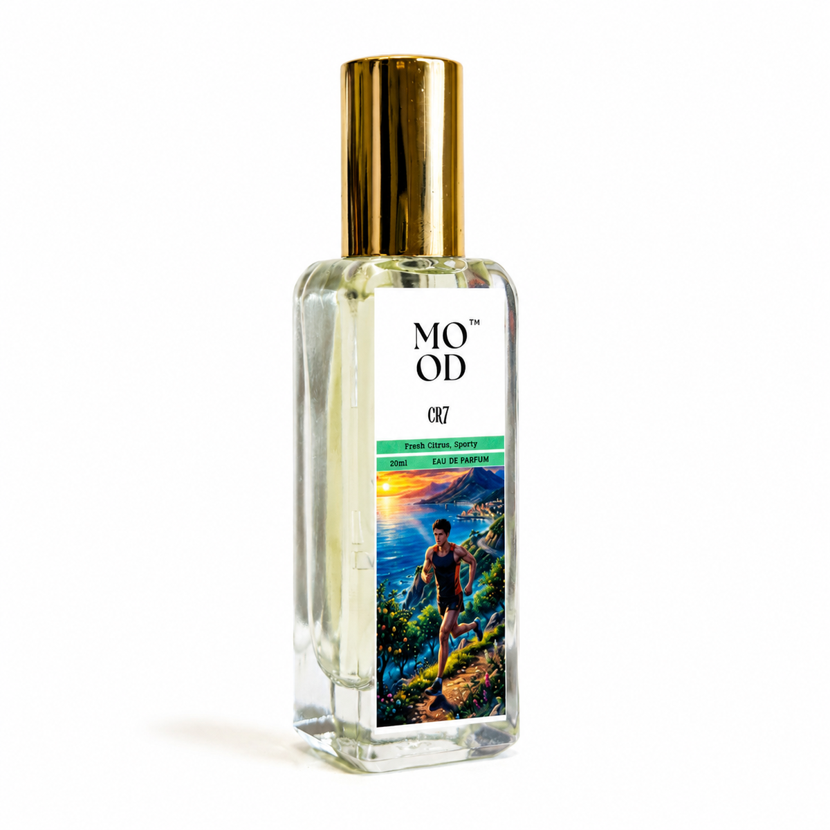 CR7 20ml perfume - bottle label detail