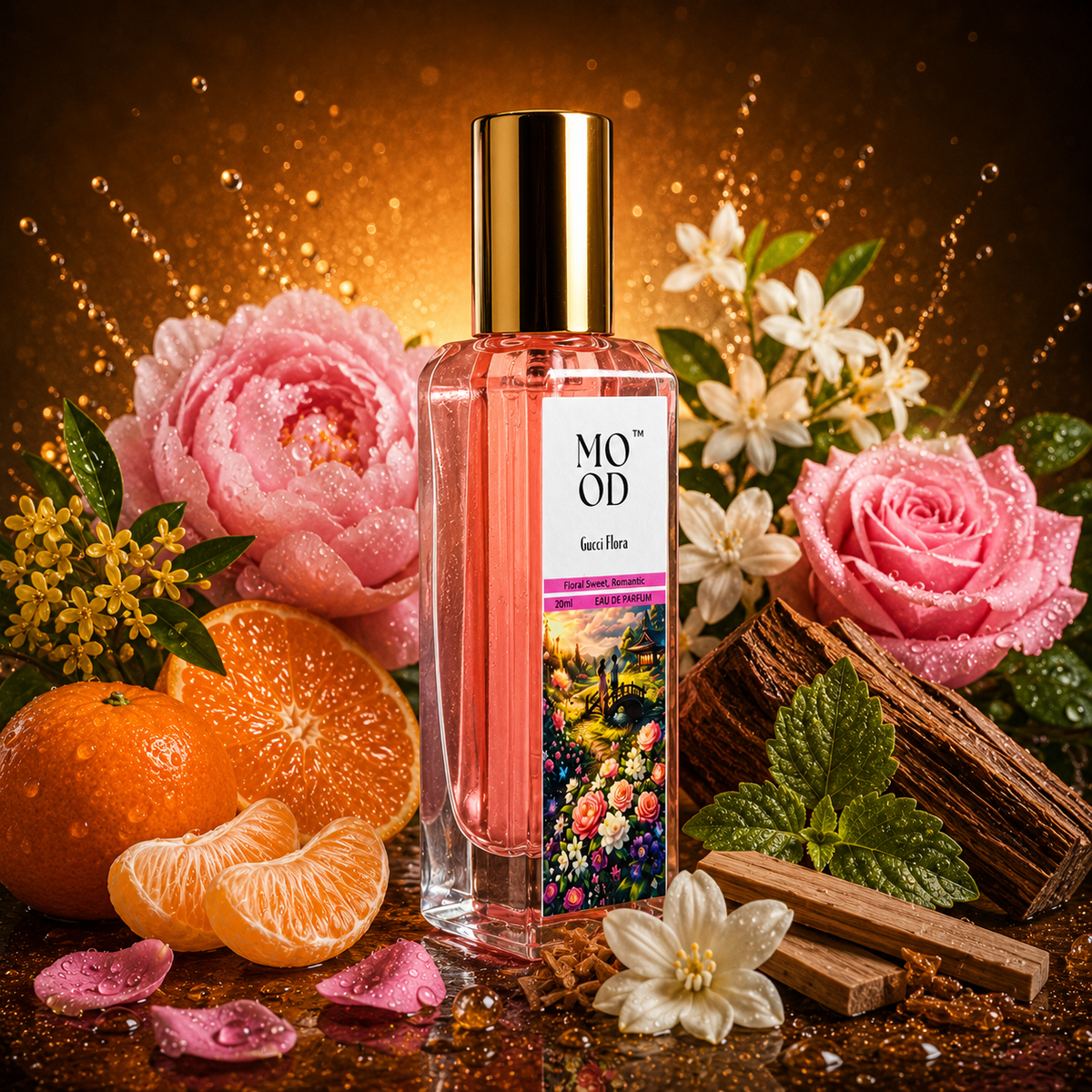 Gucci Flora recreation perfume - lifestyle fragrance shot
