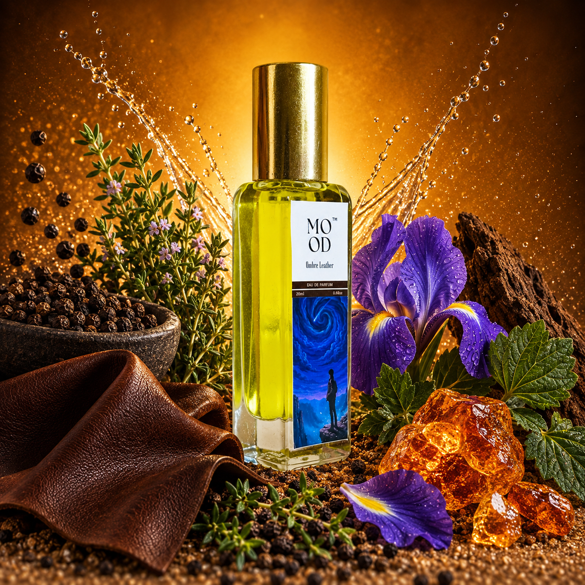 Ombre Leather 20ml recreation perfume - lifestyle fragrance shot