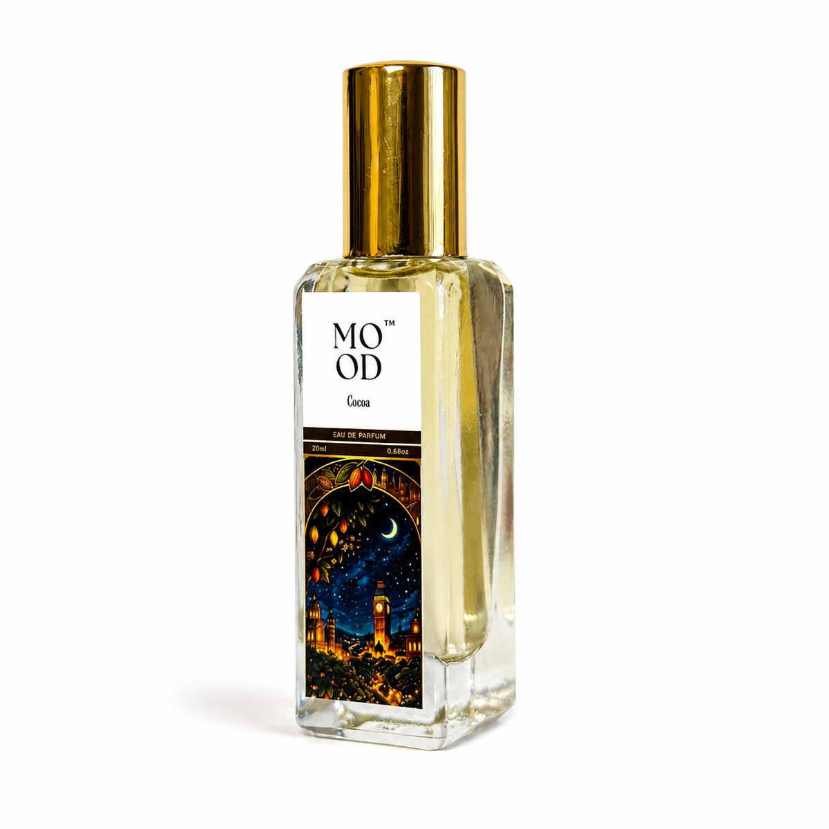 Cocoa 20ml perfume - bottle label detail