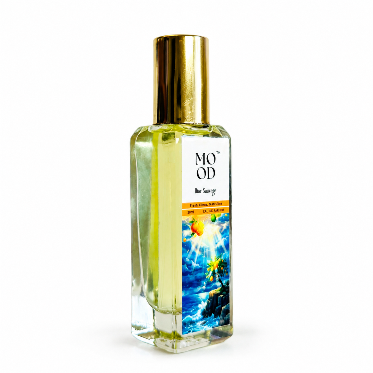 Dior Sauvage 20ml perfume by Mood Parfums - bottle side view