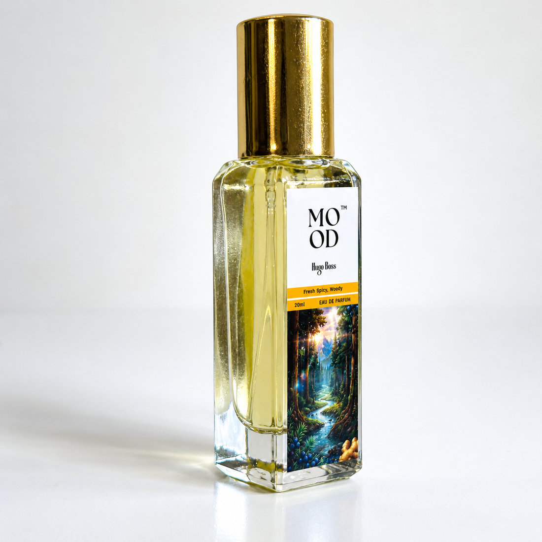 Mood Parfums Hugo Boss 20ml recreation perfume bottle - aromatic woody fragrance