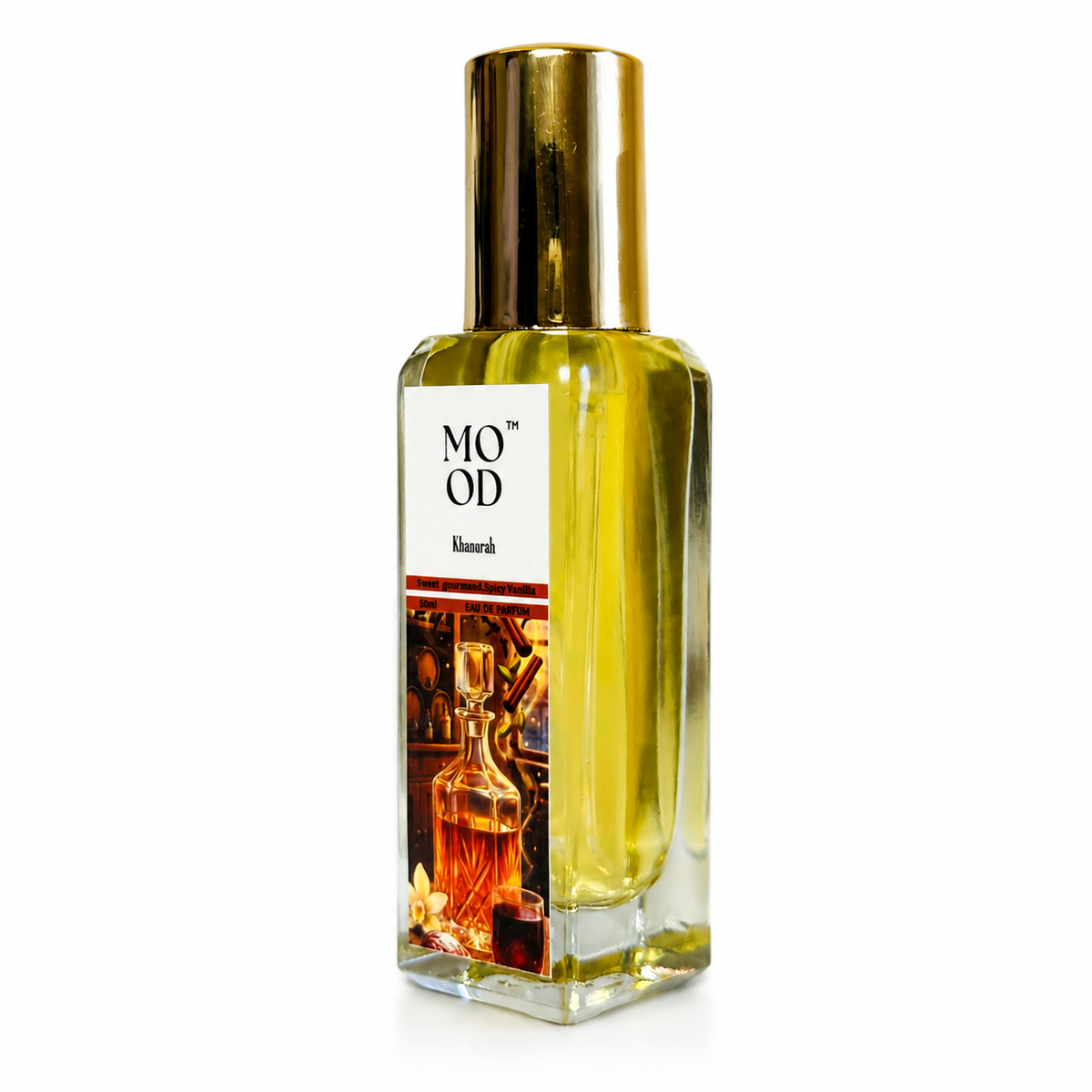 Khamrah 20ml perfume by Mood Parfums - bottle side view