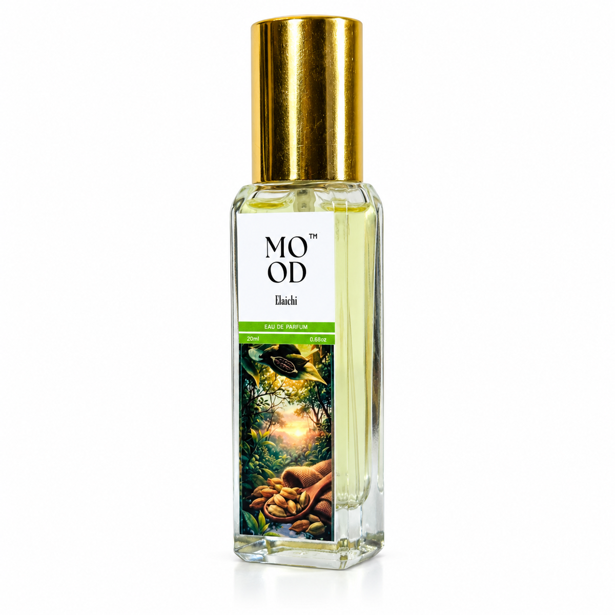 Elaichi 20ml perfume - bottle label detail