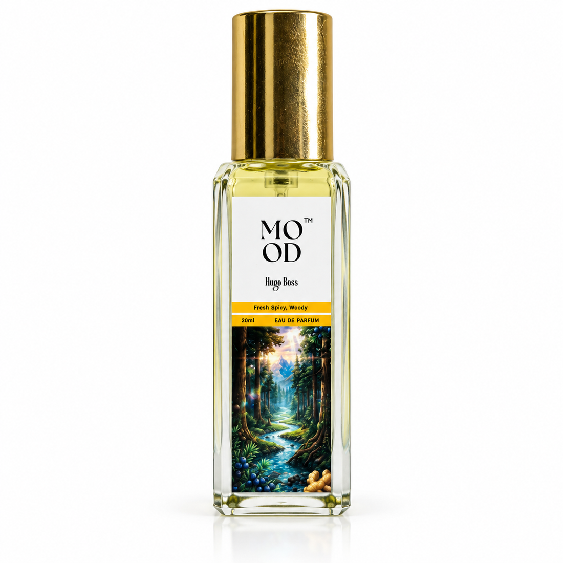 Mood Parfums Hugo Boss 20ml recreation perfume bottle - aromatic woody fragrance