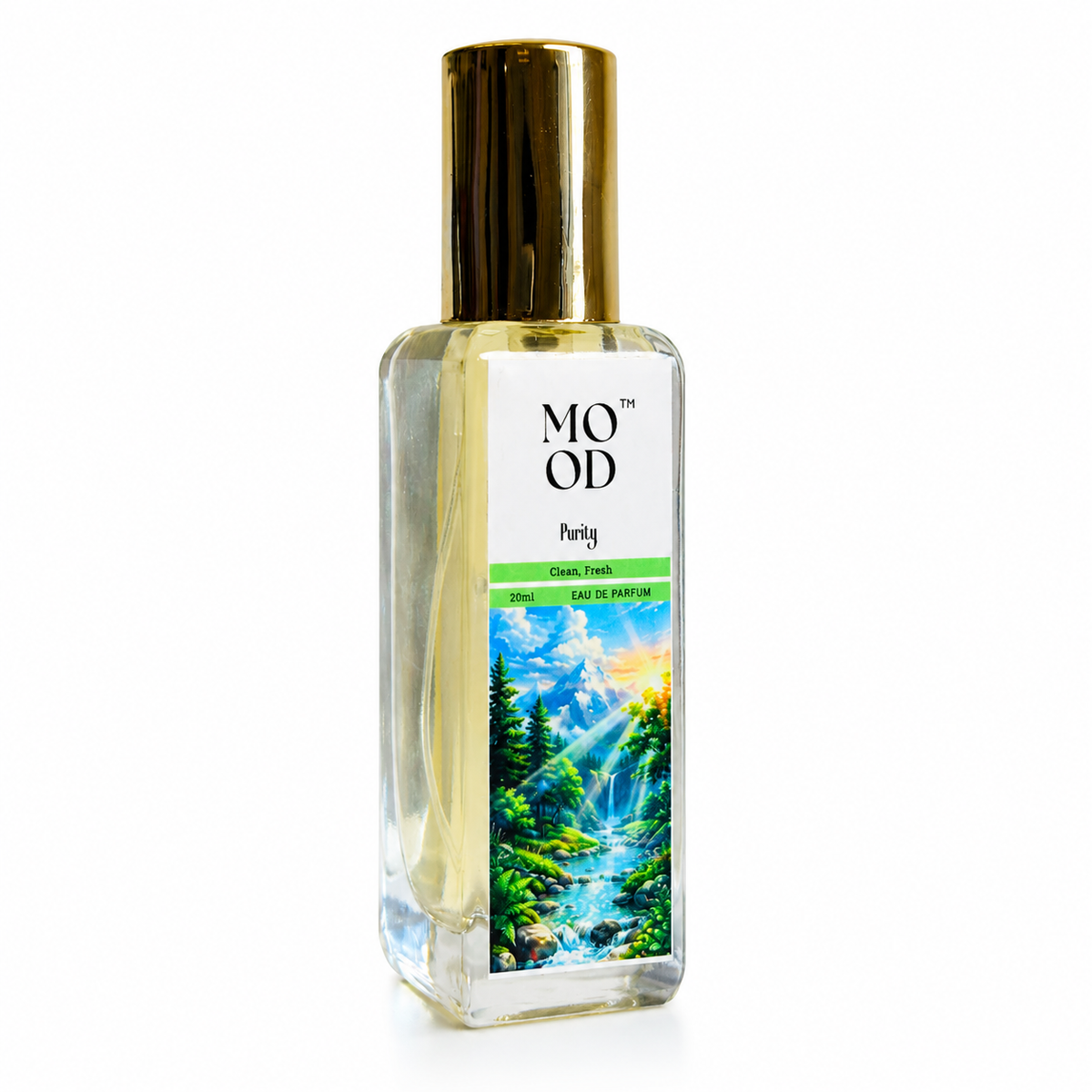 Purity 20ml perfume - bottle label detail