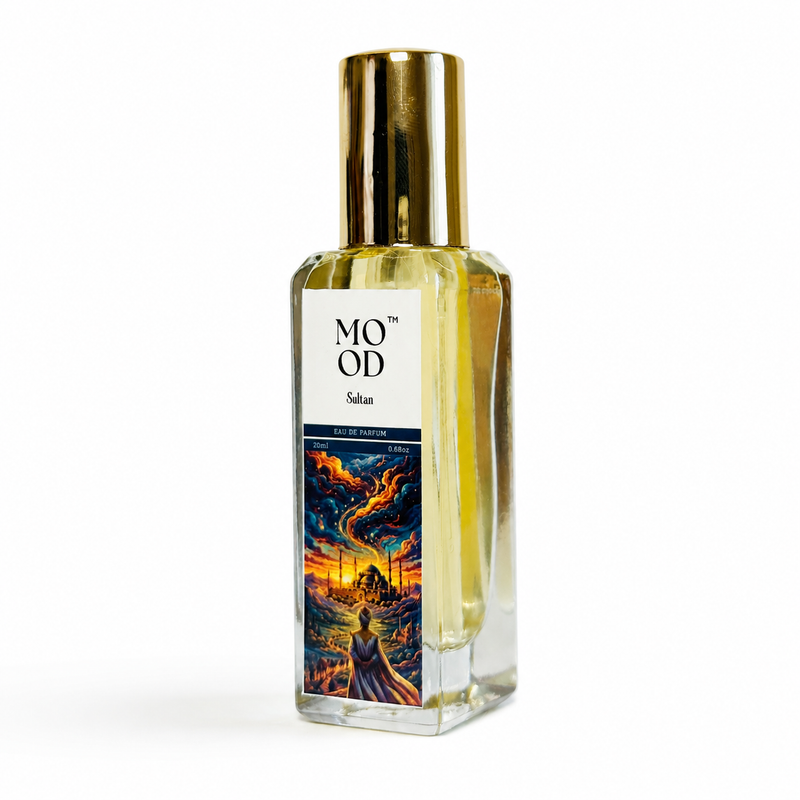 Sultan 20ml perfume - bottle label detail